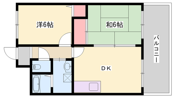 山東サントピアハイツの物件間取画像